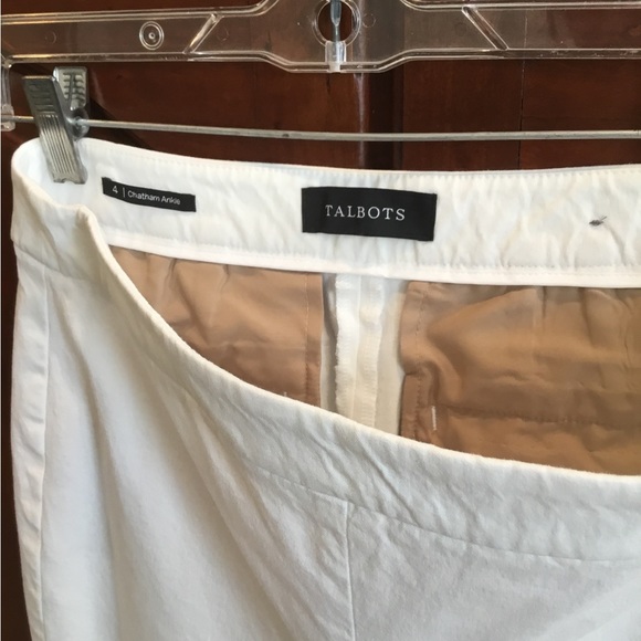 Talbots White Skinny Pant (Size 4) - Picture 3 of 3
